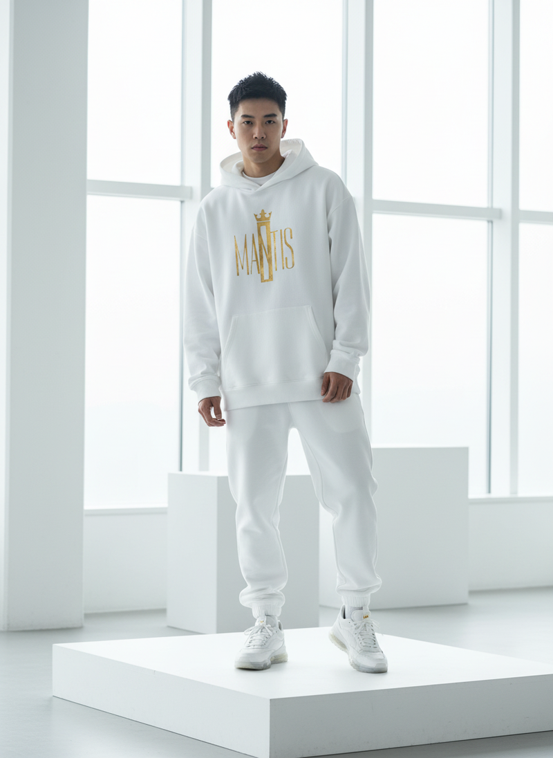 White long sleeve hoodie